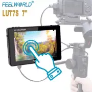 FEELWORLD LUT7S 7 inch 2200nits 3D LUT Touch Screen Field Monitor 3G-SDI 4K HDMI