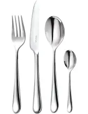 [Robert Welch] Kingham Cutlery Set 24 Piece in Silver