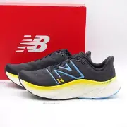 Size 10.5 Men's New Balance Fresh Foam X More V4 Running Shoes MMORCD4 Black