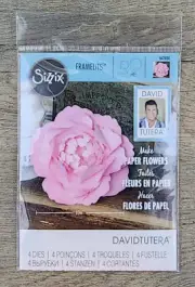 New/Sealed Sizzix Framelits David Tutera 562400 LG Peony Die Cut Template Flower