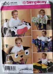 SIMPLICITY PATTERN 2920 GROCERY CART COVERS UNCUT SOLD AS IS