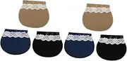 [Operitacx] 2sets Maternity Pants Waist Extender Elastic Button Extenders Repair Patch for Jeans Stretchy Belt 3pcs*2