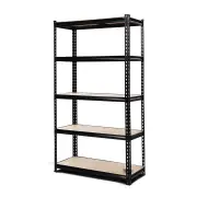 Giantz 1.5M Garage Shelving Warehouse Rack Pallet Racking Storage Shelve Black