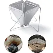 304 Stainless Steel Coffee Drip Rack Outdoor Camping Filter Cup Foldable