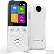 Instant Language Translator Device, Voice Smart Pocket Translator Device 138 Languages Two Way Translator Travel WiFi/Offline 2.4 Inch Touch Screen Camera Translation Hello Yearn for FANDIAO