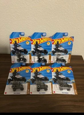 2025 Hot Wheels Tesla Cyberquad 82/250 HW Dirt (Lot Of 6)