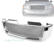 02-08 GMC ENVOY XL XUV SPORT HONEYCOMB MESH FRONT UPPER HOOD GRILLE GRILL CHROME