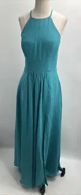 JJ House Womens Jade A-line Scoop Floor-Length Lace Chiffon Bridesmaid Dress ~6