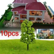 Vibrant Green Model Trees for Architectural Scenery Landscape Pack of 10