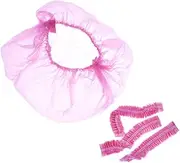 Ipetboom Pcs Disposable Shower Cap for Hair Dye Head Cover for Home Hotel Beauty Salon Barber Shop