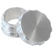 Aeroflow 2-1/2" Billet Aluminium Weld-On Filler with Silver Cap, AF460-40S
