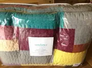 Sundance LaLou Patchwork Queen Quilt NEW