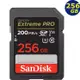 SanDisk 256GB 256G SDXC Extreme Pro 200MB/s SD U3 4K 相機記憶卡