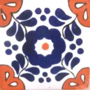 90 Mexican Tiles Talavera Ceramic Handmade Mexico #C109