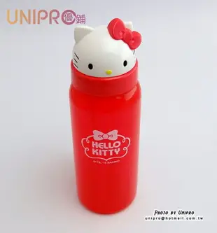 【UNIPRO】HELLO KITTY 凱蒂貓 造型立體頭型 水壺 冷水壺 500ML 水瓶 三麗鷗正版授權