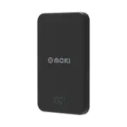 Moki Magnetic Wireless Charger Slim Power Bank USB-C w/ LED Indicator 5000mAh
