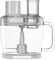 [Smeg] HBFP11 5-in-1 Plastic Food Processor Accessory: Slice, Chop, Grate, Whip with Dishwasher Safe Bowl