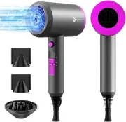 Professional Ionic Hair Dryer, Powerful 1800W Fast Drying Low Noise Blow Dryer