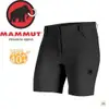 【MAMMUT Runbold Shorts 女《石墨灰》短褲】1020-09921-0121/長毛象/UPF40+/彈性透氣/防潑水/立體剪裁