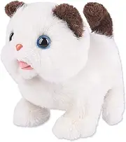 Lelia Plush Electronic Toy Cats That Move and Meow and Wags Tail, Interactive Toy for 3 Year Old and up,Stuffed Kitten for Early Childhood Education,Ragdoll cat-L0689