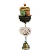 3Pcs Lovely Birds Wind Chimes Bell Garden Outdoor Yard Home Decor Wall Hanging Decorations Bird's Nest