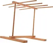 TOGEVAL Hanging Plant Rack Hanger Drying Rack Support Indoor Plant Hanger Drying Outdoor Hanging Floral Flowers Wood
