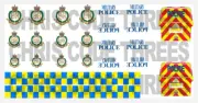 Code 3 Adhesive Vinyl Decal Suit Oxford Diecast 1/76 van - Military Police