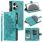 For Xiaomi Redmi Note 13 Pro+ 5G Leather Case Mandala Pattern Wallet Phone Cover