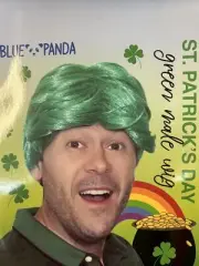 St. Patrick’s Day Green Wig For Men or Women NIP