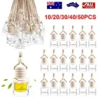 Up to 50X Car Hanging Diffuser Air Freshener Perfume Empty Mini Bottle Container