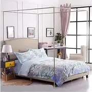 Stainless Steel Canopy Mosquito Netting e, Mosquito Net Bracket for Four Corner Bed(with Bed e Anti Shake Tool) (Color : 22Mm 1.35X2M Bed)