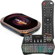 Android 11.0 TV Box, 2022 Upgraded HK1 RBOX X4 Smart Android Box Amlogic S905X4 64-Bit Quad Core Cortex-A55 CPU, 8K/4K UHD Bluetooth 4.1 2.4G/5G WiFi Set Top Box,4gb+32gb