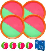 Toss and Catch Game Ball Set,Ball Catch Set, Outdoor Games Beach Games for Kids - Kids Toys Pool Toys Beach Toys Summer Toys for Kids Ages 4-8, Outside Toys for Kids Boys Girls