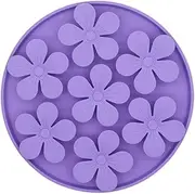 Slow Feeder Bowl Slows Eating Dish Tray, 1Pc Slow Feeder Dog Bowl Dog Puzzle Bowl,Slow Feeder Bowl Slows Eating Dish Tray,Dog Slow Feeder Bowl Slow Eating Dish Tray Food Lick Pad Plate Bowl,Purple