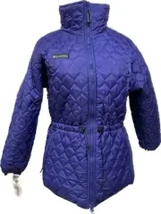 COLUMBIA MONASHEE PARKA COAT REVERSIBLE AZURE BLUE SIZE M NWT