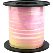 Pastel Pinks and Yellows Ombre Curling Ribbon 225m