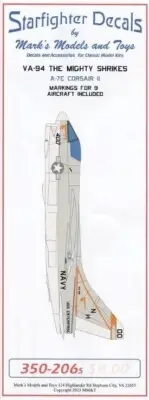 STARFIGHTER 1/350 A7E Corsair II VA94The Mighty Shrikes for TAM & TSM SFA350206