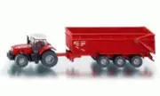 Siku - 1/87 Massey Fergson Tractor with Trailer [SI1844]