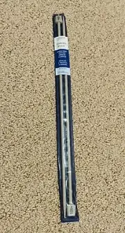 H. A. Kidd Unique 14" Single Point Aluminum Knitting Needles Size 8