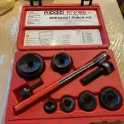 RIDGID Knockout Punch Kit Cat No. 55947