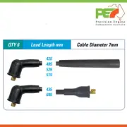 New * ICON * Ignition Lead Set for Mazda RX7 Series I / II / III 1.1L 12A (for: Mazda)