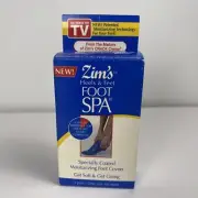 Zim’s Heels & Feet Foot Spa 3 Pair Moisturizing Foot Covers Socks One Size