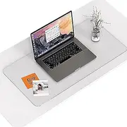 Geli Desk Mat, 1.5mm Heat Resistant Non-Slip PVC Clear Protector With Round Edge, Waterproof Pad for Home and Office (100x40cm)