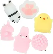 ifundom 12pcs Pinch Music Hedgehog B Relief Small Stretchy Creative Animal Shaped Funny Decompression Funny Squeeze Lovely Squeeze