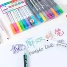 1 Set Highlighter Pen Vibrant Color Multipurpose Scrapbook Painted Highlighter