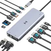 13 in 1 USB C Docking Station