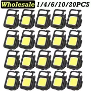 Wholesale Mini COB/LED Flashlight Bright Rechargeable Keychain Small Flashlight