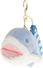 Generic Plush Shark Keychain Bag Accessories Novelty Soft Realistic Portable Gifts Shark Pendant for Kids