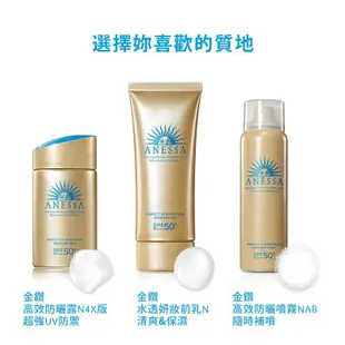 ANESSA 安耐曬 金鑽高效防曬噴霧N 容量: 60g SPF 50+ PA++++