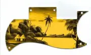 Pickguard Graphical to fit Epiphone SG Special VE Tikki Huts Burnt Yellow